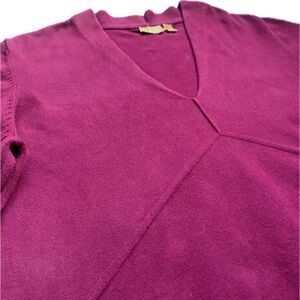 CASLON V neck fuscia pink sweater, (3/4 sleeves from Nordstroms) XL